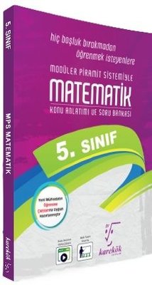 5. Sınıf Matematik Mps (Modüler Piramit Sistemi) | Karekök Eğitim Yayın (İnce Kapak)