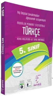 5. Sınıf Türkçe Mps (Modüler Piramit Sistemi) | Karekök Eğitim Yayın (İnce Kapak)
