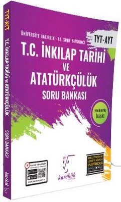 TYT - AYT T.C İnkılap Tarihi ve Atatürkçülük Soru Bankası | Karekök Eğitim Yayın (İnce Kapak)