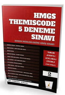 HMGS Themiscode 5 Deneme Sınavı - Hukuk Mesleklerine Giriş Sınavı | Pelikan Yayınları (İnce Kapak)