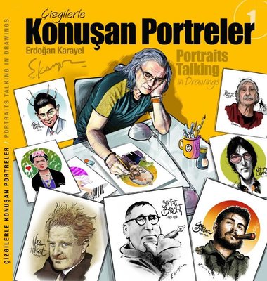 Çizgilerle Konuşan Portreler - Portrais Talking in Drawings | Dark İstanbul (İnce Kapak)