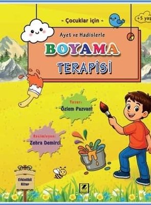Ayet ve Hadislerle Boyama Terapisi | Zinde Yayınevi (İnce Kapak)