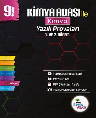 9. Sınıf Kimya Yazılı Provaları | Kimya Adası Yayınları (İnce Kapak)