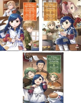 Kitap Kurdu'nun Yükselişi 4 - 5 - 6 Seti - 3 Kitap Takım | Beta Byou (İnce Kapak)