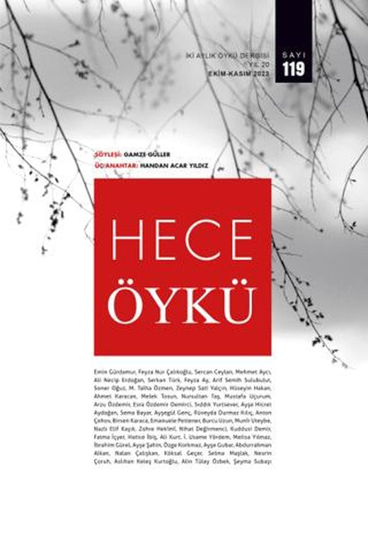Hece Öykü İki Aylık Öykü Dergisi Sayı: 119 Ekim - Kasım 2023 | Hece Dergisi (Ciltsiz)