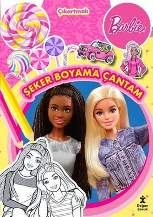 Barbie - Şeker Boyama Çantam - Çıkartmalı | Doğan Çocuk