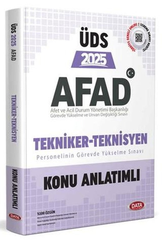AFAD Tekniker 2025 ÜDS Konu Anlatımlı | Data Yayınları (Ciltsiz)