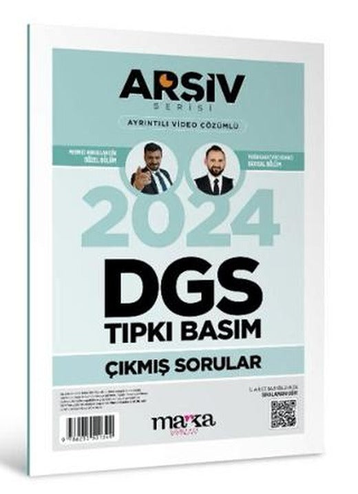 2024 DGS Arşiv Serisi Tıpkı Basım Çıkmış Sorular