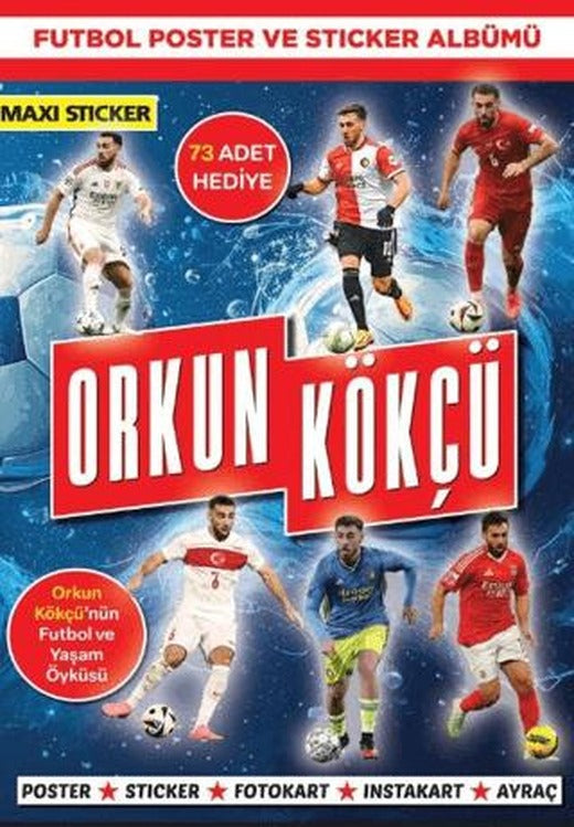 Orkun Kökçü Poster ve Sticker Albümü 008 | Maxi Yayıncılık (Ciltsiz)