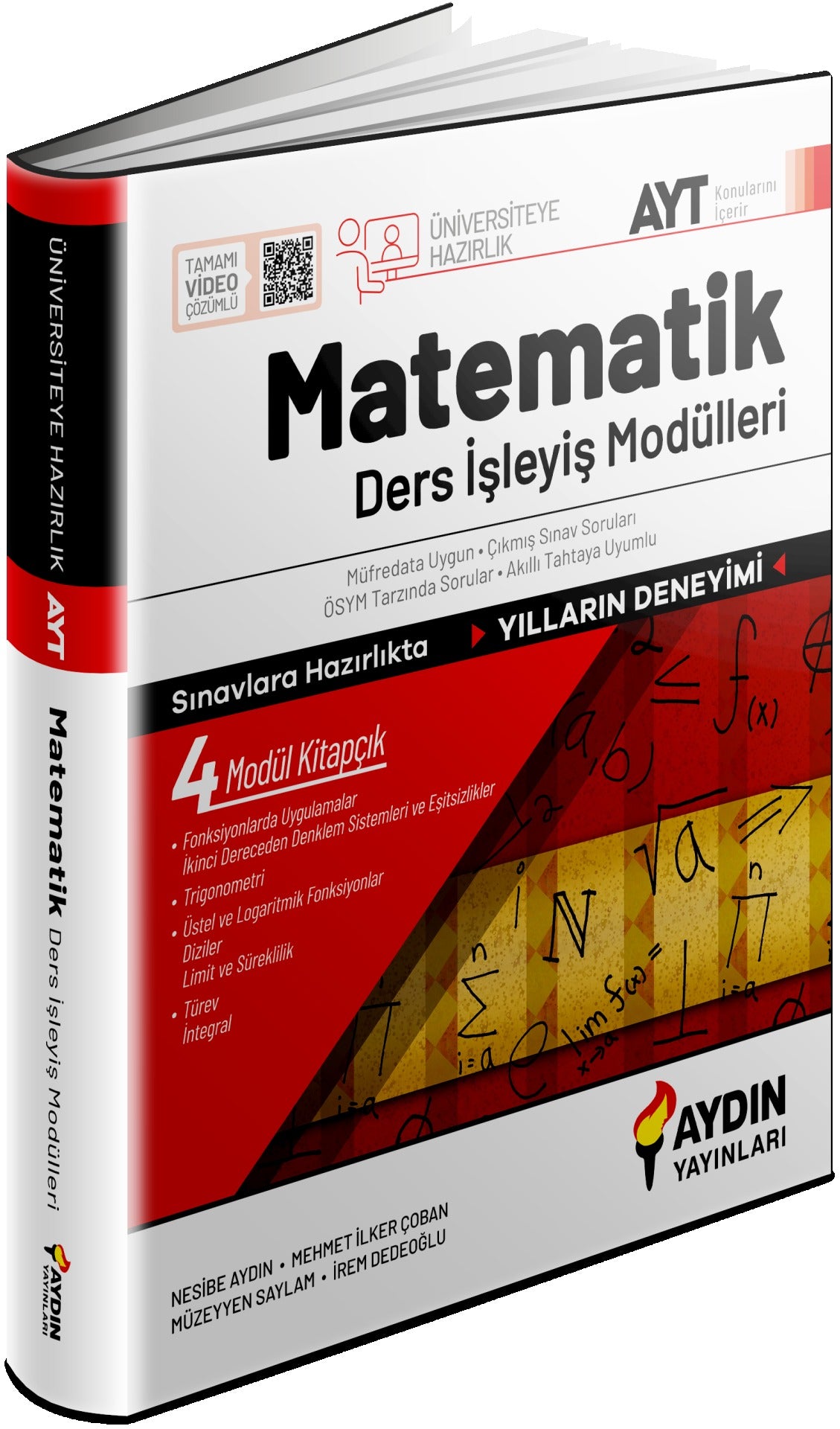 AYT Matematik Ders İşleyiş Modülleri | Aydın Yayınları (İnce Kapak)