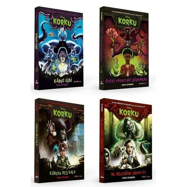 Disney Korku Serisi Seti - 4 Kitap Takım | Beta Kids (İnce Kapak)