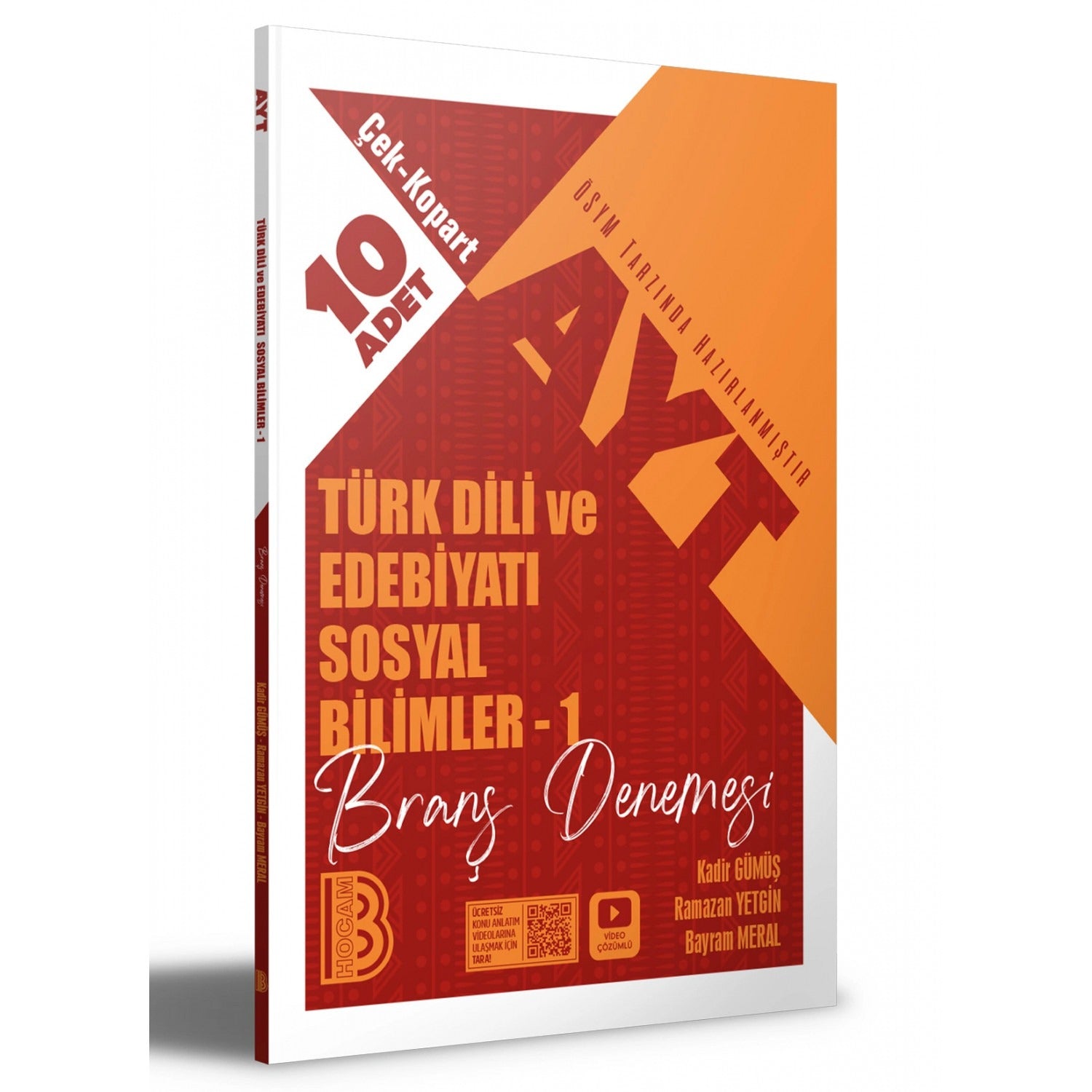 2026 AYT Türk Dili ve Edebiyatı Sosyal Bilimler - 1 Çek Kopar 10'lu