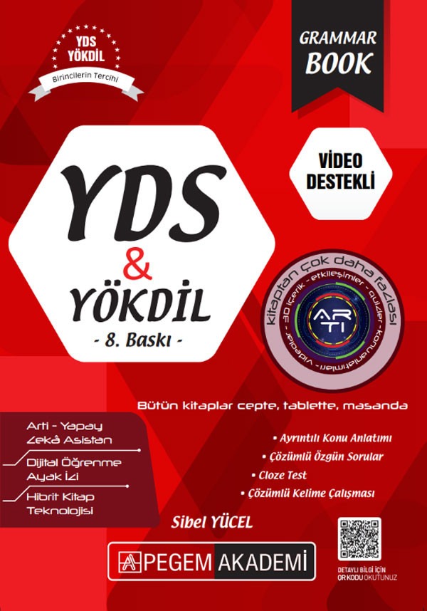 YDS YÖKDİL Grammar Book | Pegem Akademi Yayıncılık (Ciltsiz)