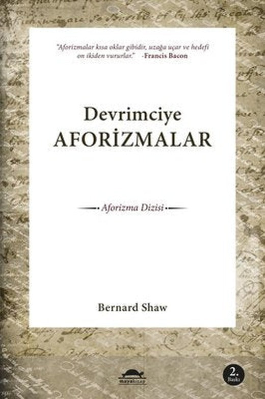 Devrimciye Aforizmalar | Maya Kitap (İnce Kapak)