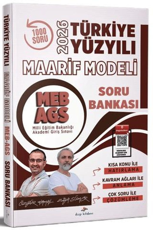 2026 MEB AGS Türkiye Yüzyılı Maarif Modeli Tamamı Video Çözümlü Soru Bankası | Dizgi Kitap (Ciltsiz)