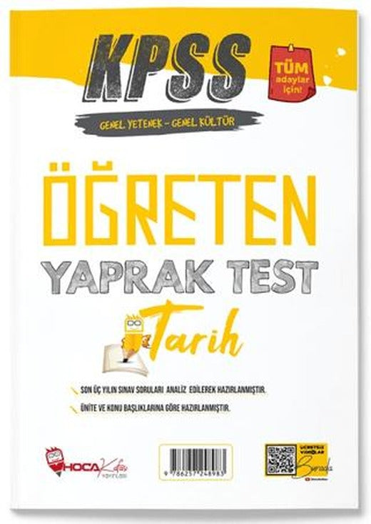 Hoca Kafası KPSS Tarih Öğreten Yaprak Test