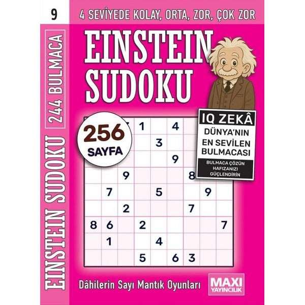 Einstein Sudoku 9 | Maxi Yayıncılık (İnce Kapak)