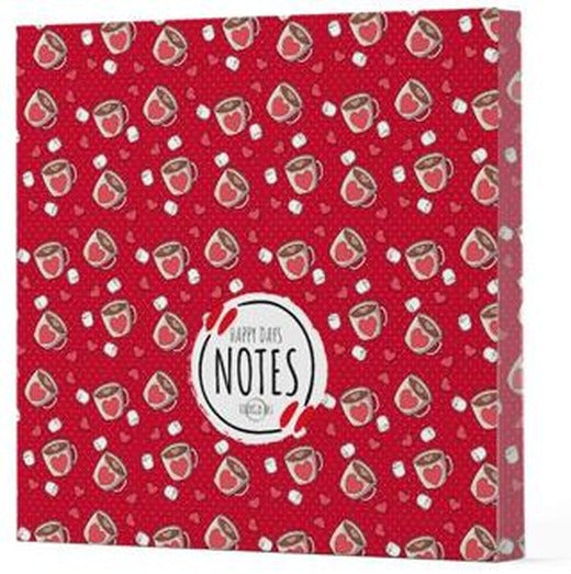 Kahve 9 - Çizgisiz Yan Boyamalı Defter | Vivago Art