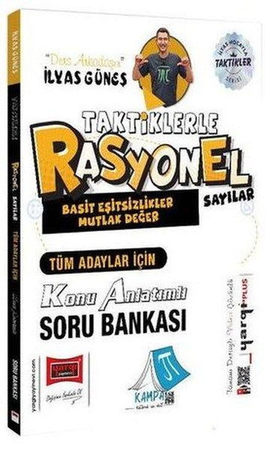 Tüm Adaylar İçin Taktiklerle Rasyonel Sayılar Konu Anlatımlı Soru Bankası | Yargı Yayınları (İnce Kapak)