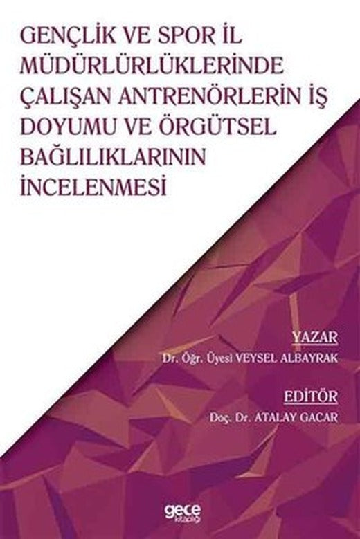 Gençlik ve Spor İl Müdürlüklerinde Çalışan Antrenörlerin İş Doyumu ve Örgütsel Bağlılıkların İncelen | Gece Kitaplığı