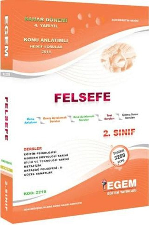2. Sınıf Felsefe Konu Anlatımlı Soru Bankası