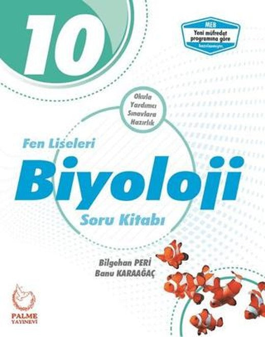 Palme 10. Sınıf Fen Liseleri Biyoloji Soru Kitabı | Palme Yayınları (Ciltsiz)