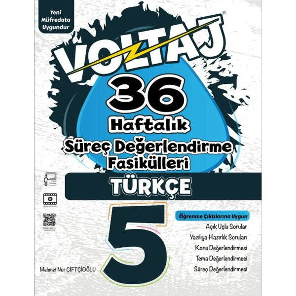 5.Sınıf Türkçe Voltaj LGS Süreç Takip Denemeleri | Berkay Yayıncılık (İnce Kapak)