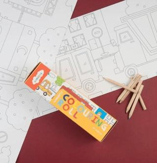 Boyama Rulosu - Araçlarım Colouring Roll My Vehicles | Kidmosfer