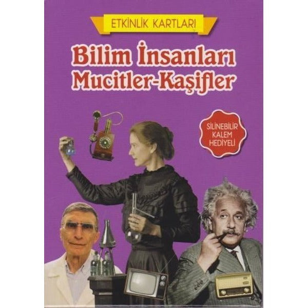 Bilim İnsanları Mucitler-Kaşifler - Etkinlik Kartları | Teleskop Popüler Bilim (Ciltsiz)