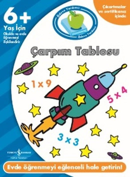 Ödeve Yardımcı-Çarpım Tablosu 6+ | İş Bankası Kültür Yayınları