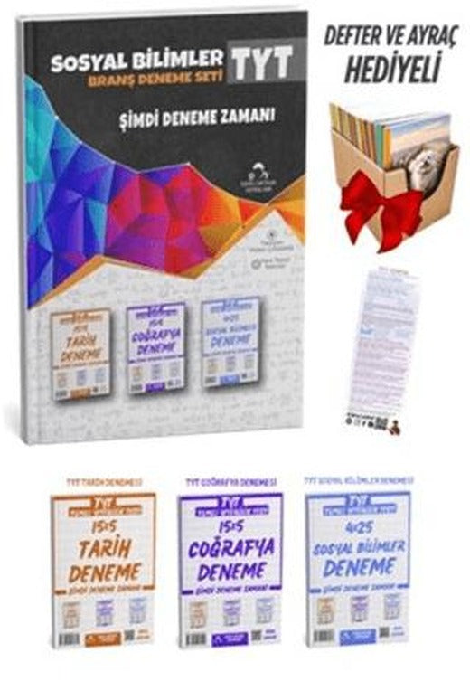 2025 TYT Sosyal Bilimler 3 Fasikül 34 Deneme Sınavı Seti + Defter Hediyeli | Ders Ortamı Yayınları (Ciltsiz)