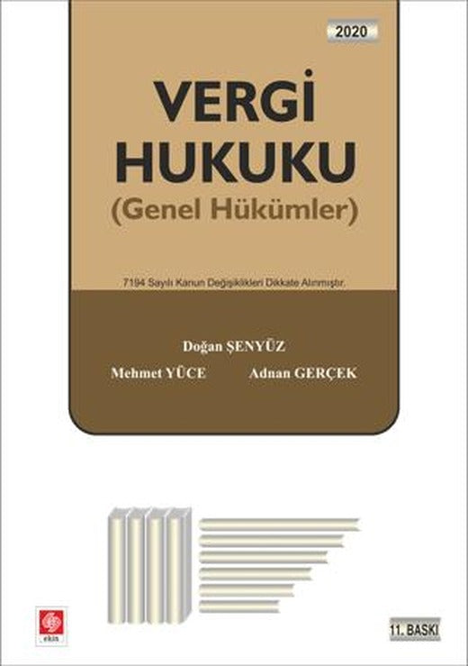 Vergi Hukuku Genel Hükümler