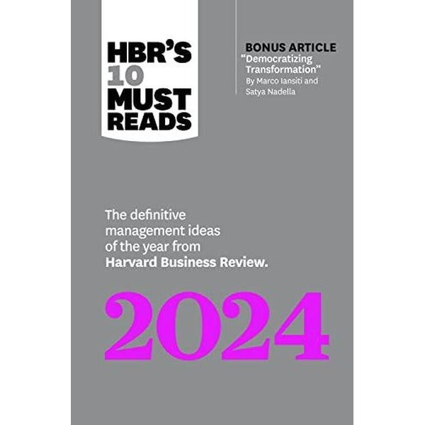 HBR's 10 Must Reads 2024 : The Definitive Management Ideas of the Year from Harvard Business Review | Harvard Business Review Press (İnce Kapak)