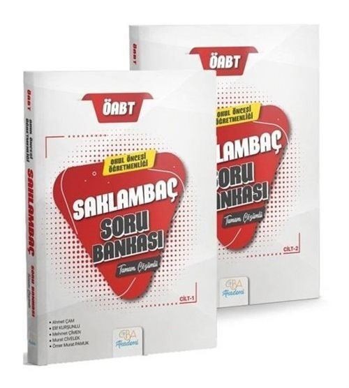 ÖABT MEB-AGS Okul Öncesi Öğretmenliği Saklambaç Soru Bankası Set