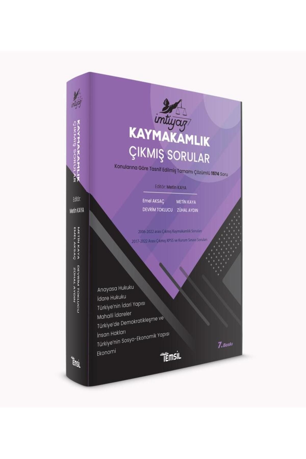 İmtiyaz Kaymakamlık Çıkmış Sorular | Temsil Kitap (Ciltsiz)