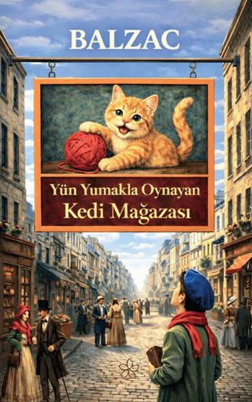 Yün Yumakla Oynayan Kedi Mağazası