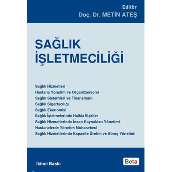 Sağlık İşletmeciliği | Beta Yayınevi (Ciltli)