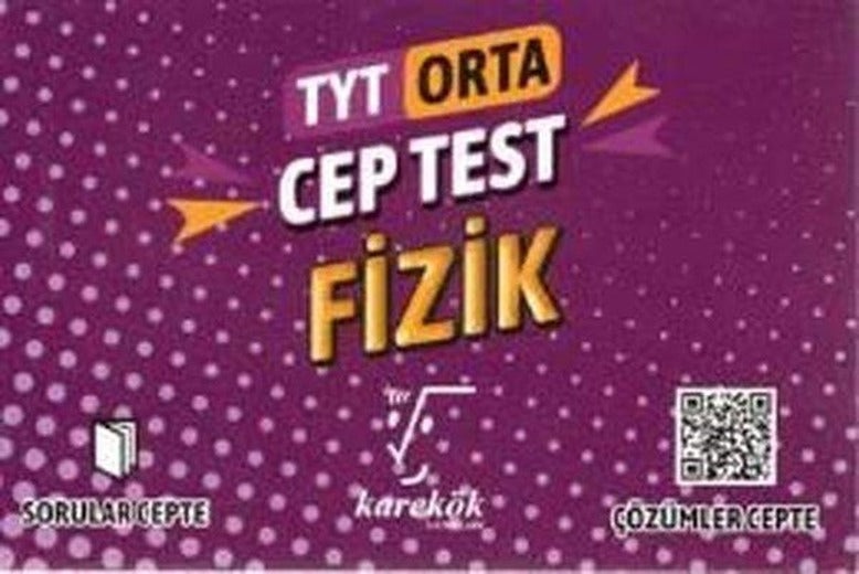 TYT Orta Fizik Cep Test | Karekök Eğitim Yayın (İnce Kapak)