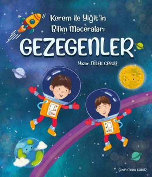 Kerem ile Yiğit'in Bilim Maceraları - Gezegenler | Enda Yayıncılık (Ciltsiz)