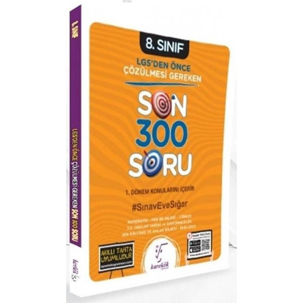 8. Sınıf LGS'den Önce Çözülmesi Gereken Son 300 Soru | Karekök Yayıncılık (Ciltsiz)