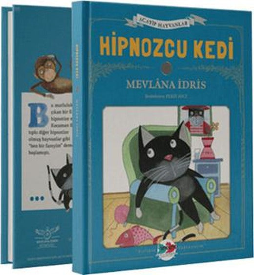 Acayip Hayvanlar - Hipnozcu Kedi | Vak Vak Yayınları (Ciltli)