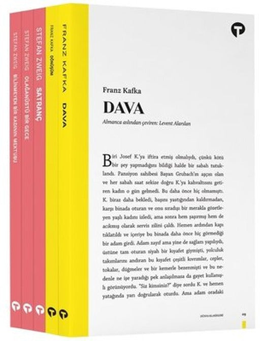Yetişkin Klasikleri-Kafka ve Stefan Zweig Seti-5 Kitap Takım | Turkuvaz Yayınları