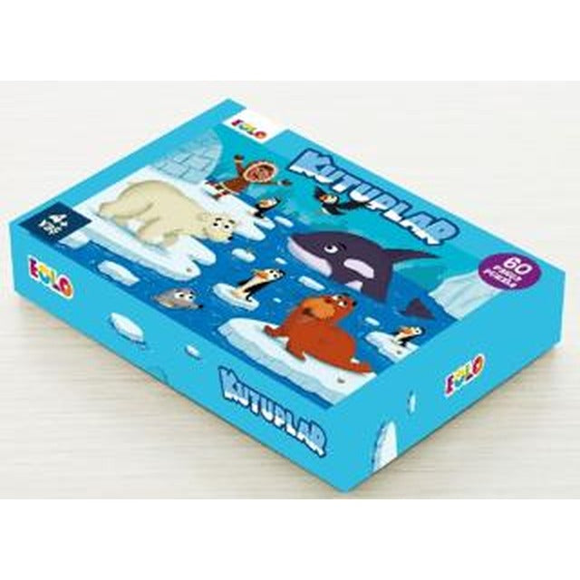 60 Parça Puzzle - Kutuplar | Eolo Yayıncılık