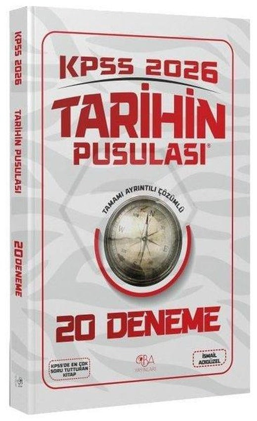 2026 KPSS Tarihin Pusulası 20 Deneme Çözümlü | CBA Yayınları (İnce Kapak)