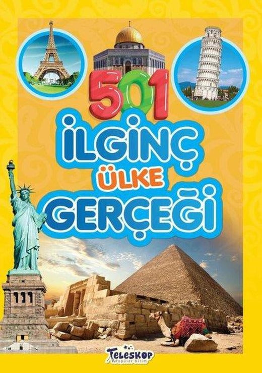 501 İlginç Ülke Gerçeği | Teleskop Popüler Bilim (İnce Kapak)