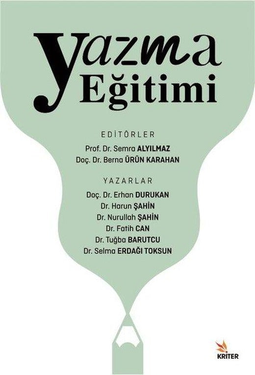 Yazma Eğitimi | Kriter (İnce Kapak)