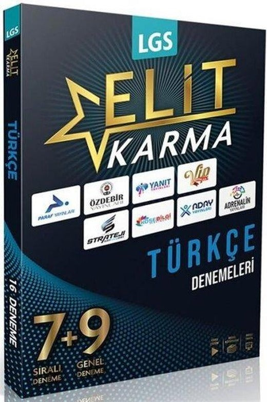 LGS Türkçe Elit Karma 16 Deneme | PRF Paraf Yayınları (İnce Kapak)