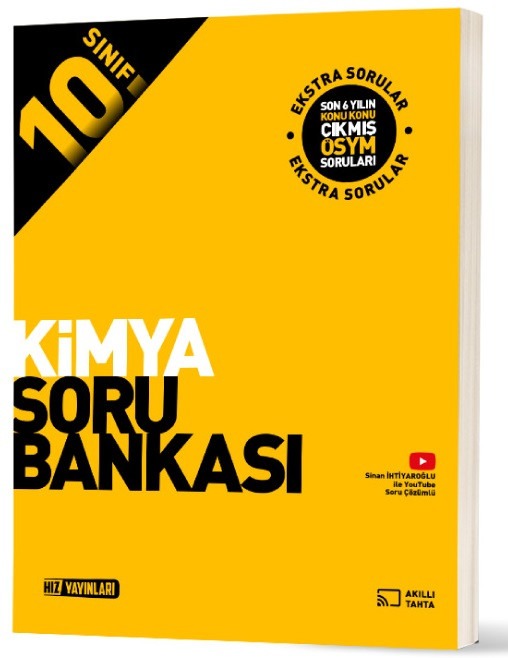 10. Sınıf Kimya Soru Bankası | Hız Yayınları (İnce Kapak)