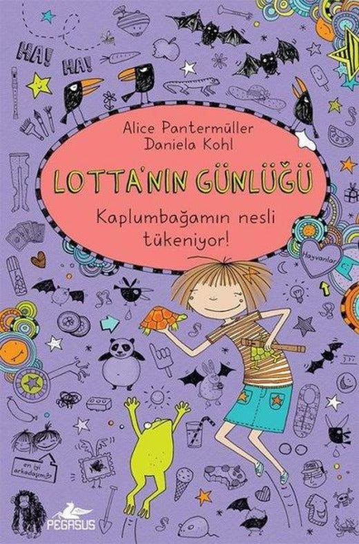 Lotta'nın Günlüğü 5 - Kaplumbağamın Nesli Tükeniyor! | Pegasus (Ciltli)