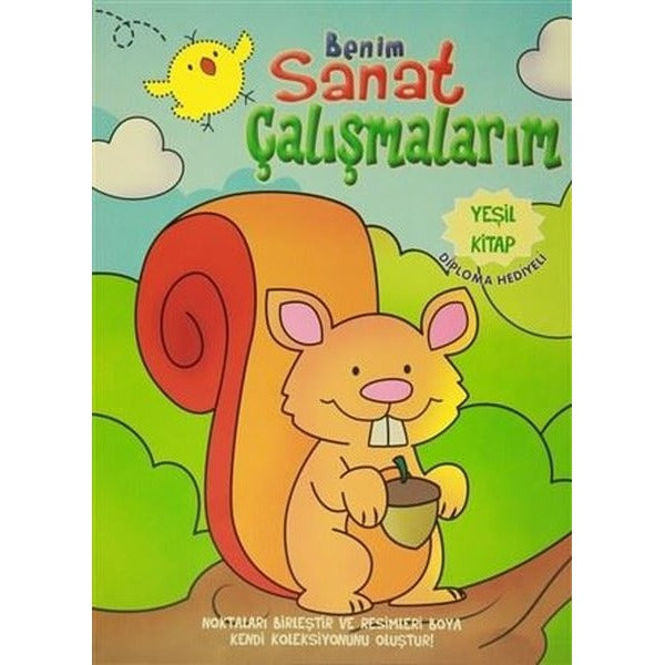 Benim Sanat Çalışmalarım - Yeşil Kitap | Revzen Kitap (Ciltsiz)